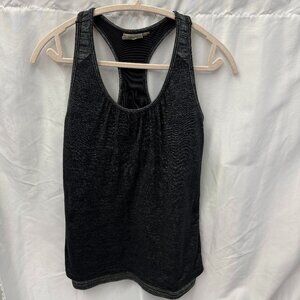 Athleta Built-In Bra Tank Top Gray Heather Racerback Women’s S/M